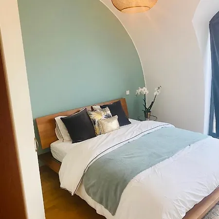 The Luxury Green Penthouse In Center With Terrace And Free Parking Appartement